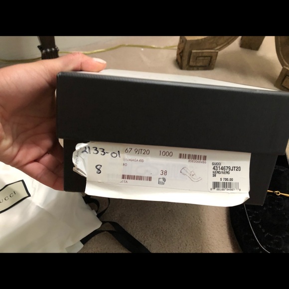 Gucci Jordaan Velvet GG Loafers - Picture 4 of 5